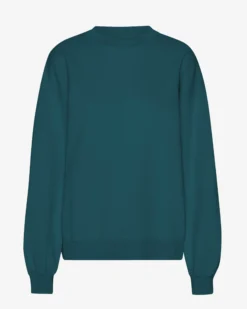Organic Oversized Crew - Ocean Green