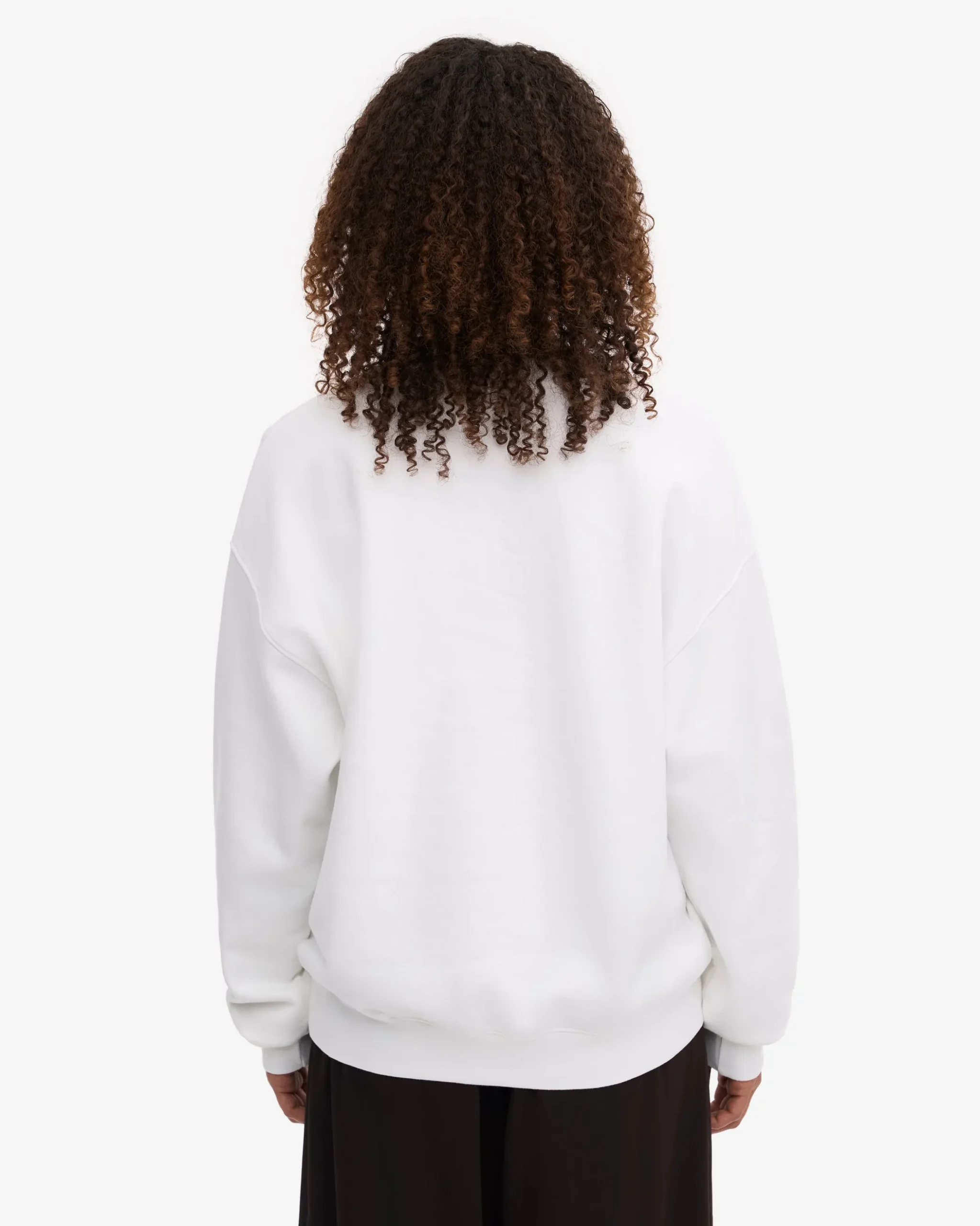 Organic Oversized Crew - Optical White