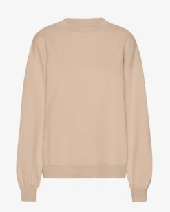 Organic Oversized Crew - Oyster Grey