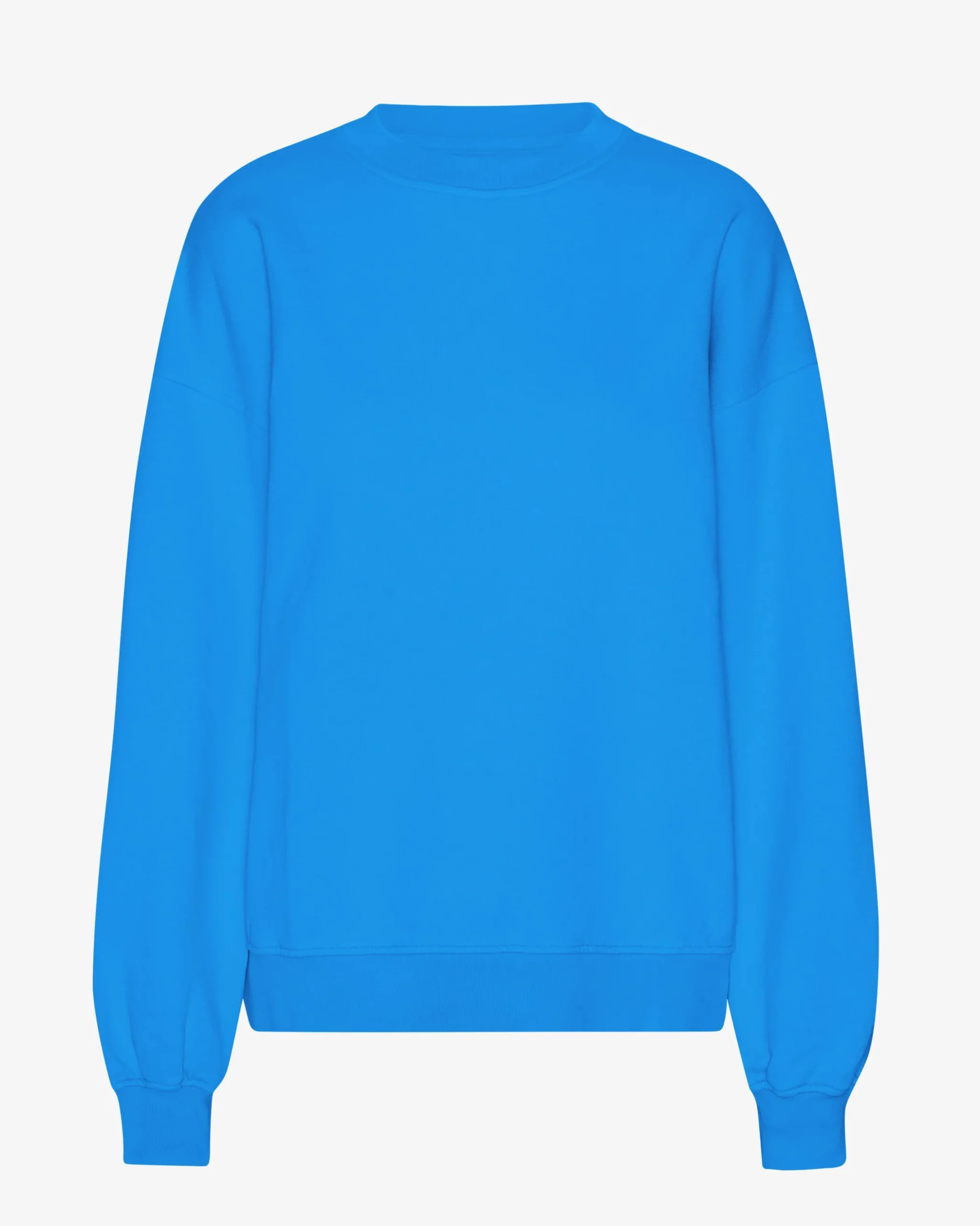 Organic Oversized Crew - Pacific Blue