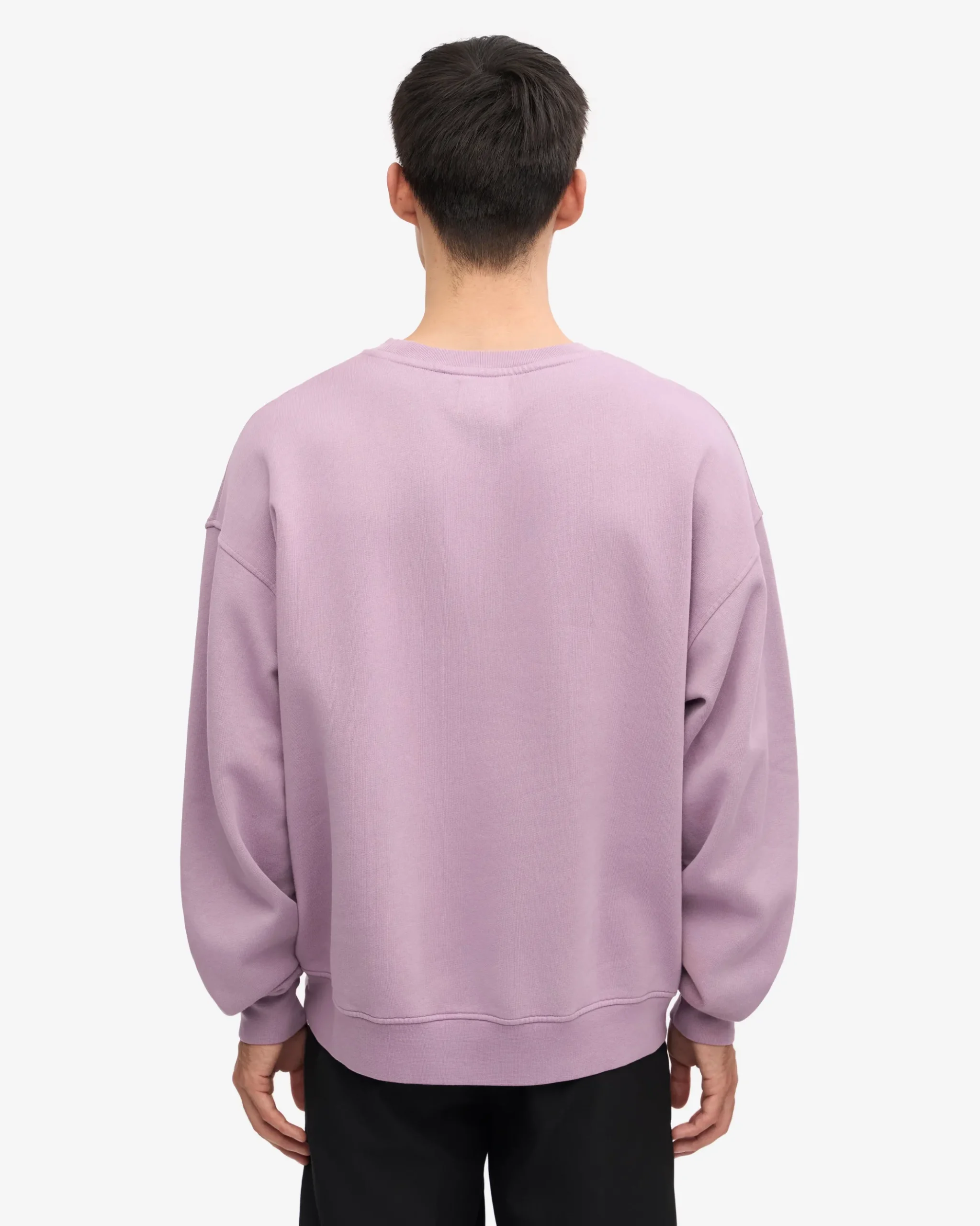 Organic Oversized Crew - Pearly Purple