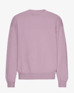 Organic Oversized Crew - Pearly Purple