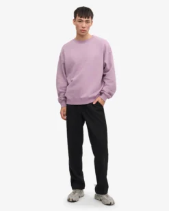 Organic Oversized Crew - Pearly Purple