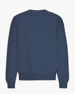 Organic Oversized Crew - Petrol Blue