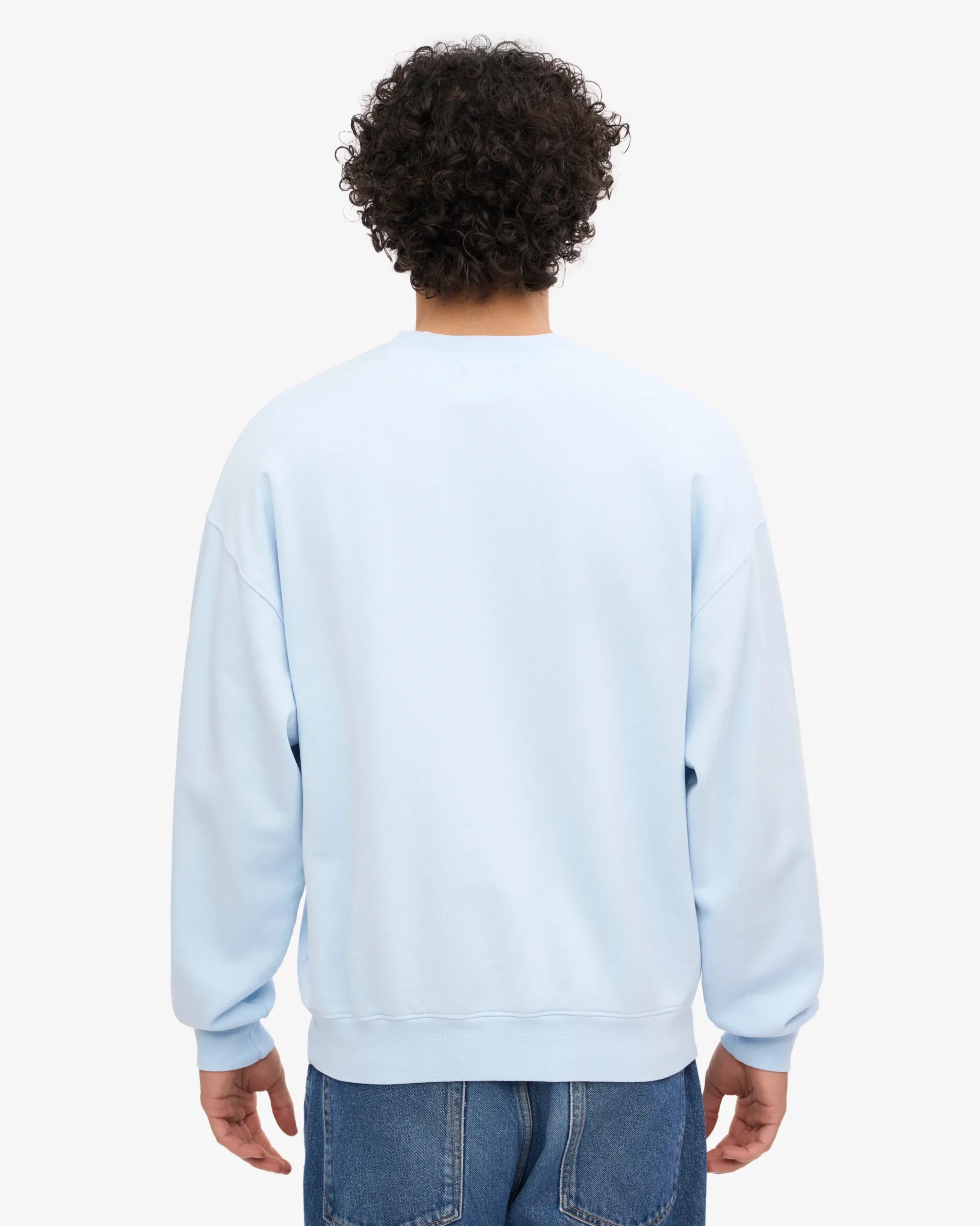 Organic Oversized Crew - Polar Blue