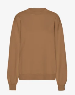 Organic Oversized Crew - Sahara Camel