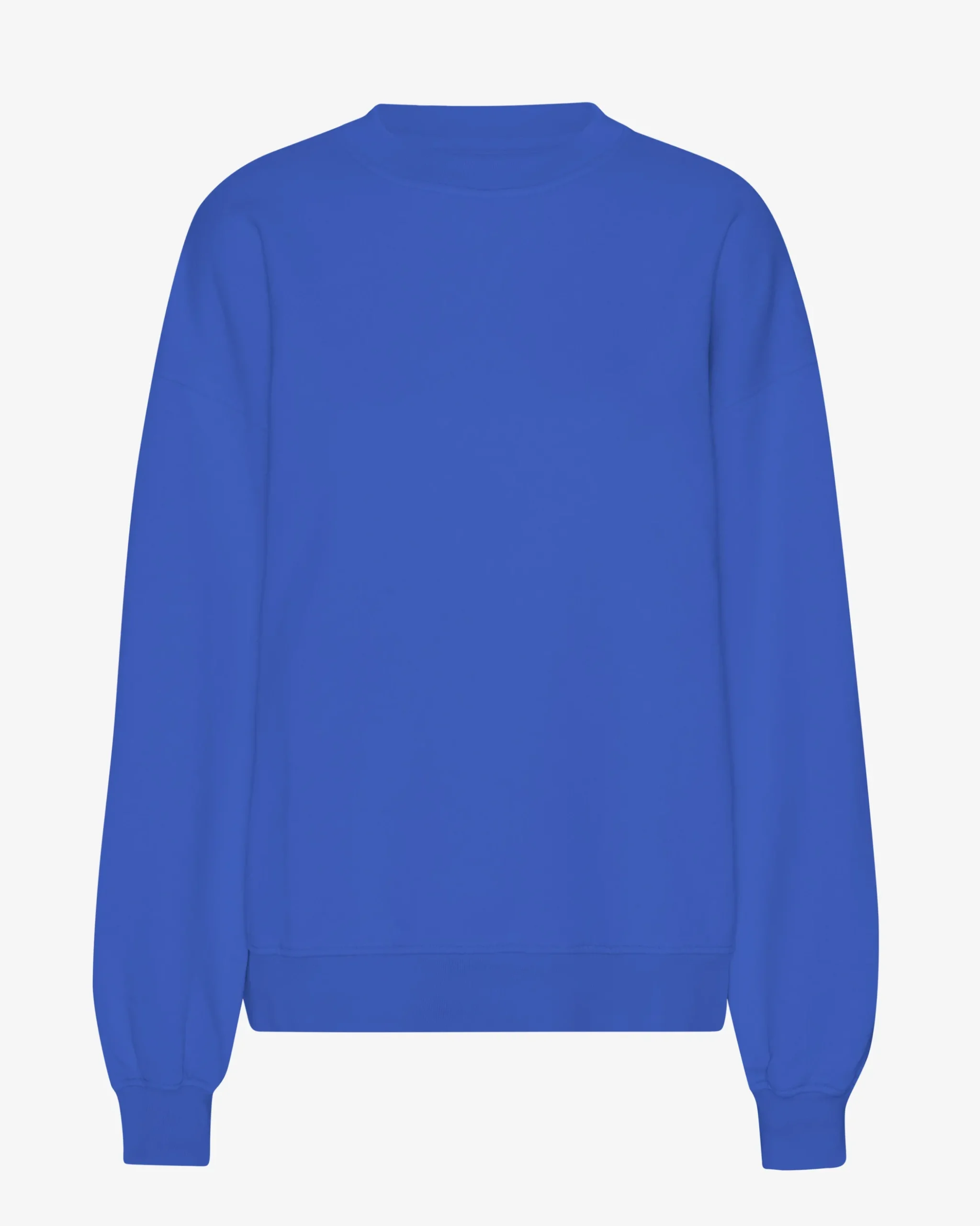 Organic Oversized Crew - Sapphire Blue