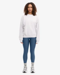 Organic Oversized Crew - Snow Melange