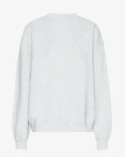 Organic Oversized Crew - Snow Melange
