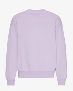 Organic Oversized Crew - Soft Lavender