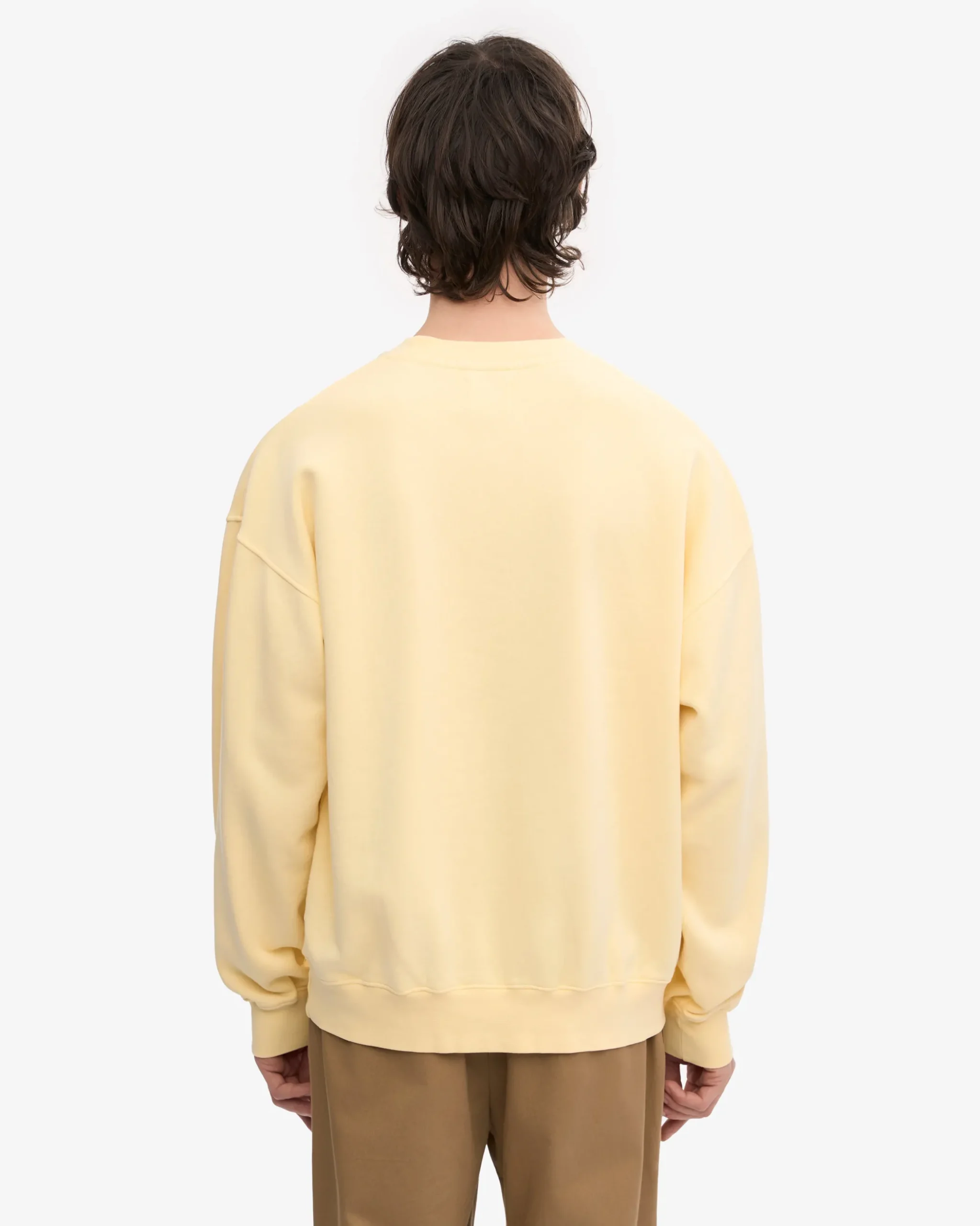 Organic Oversized Crew - Soft Yellow