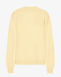 Organic Oversized Crew - Soft Yellow