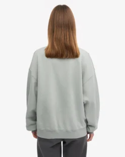 Organic Oversized Crew - Steel Blue