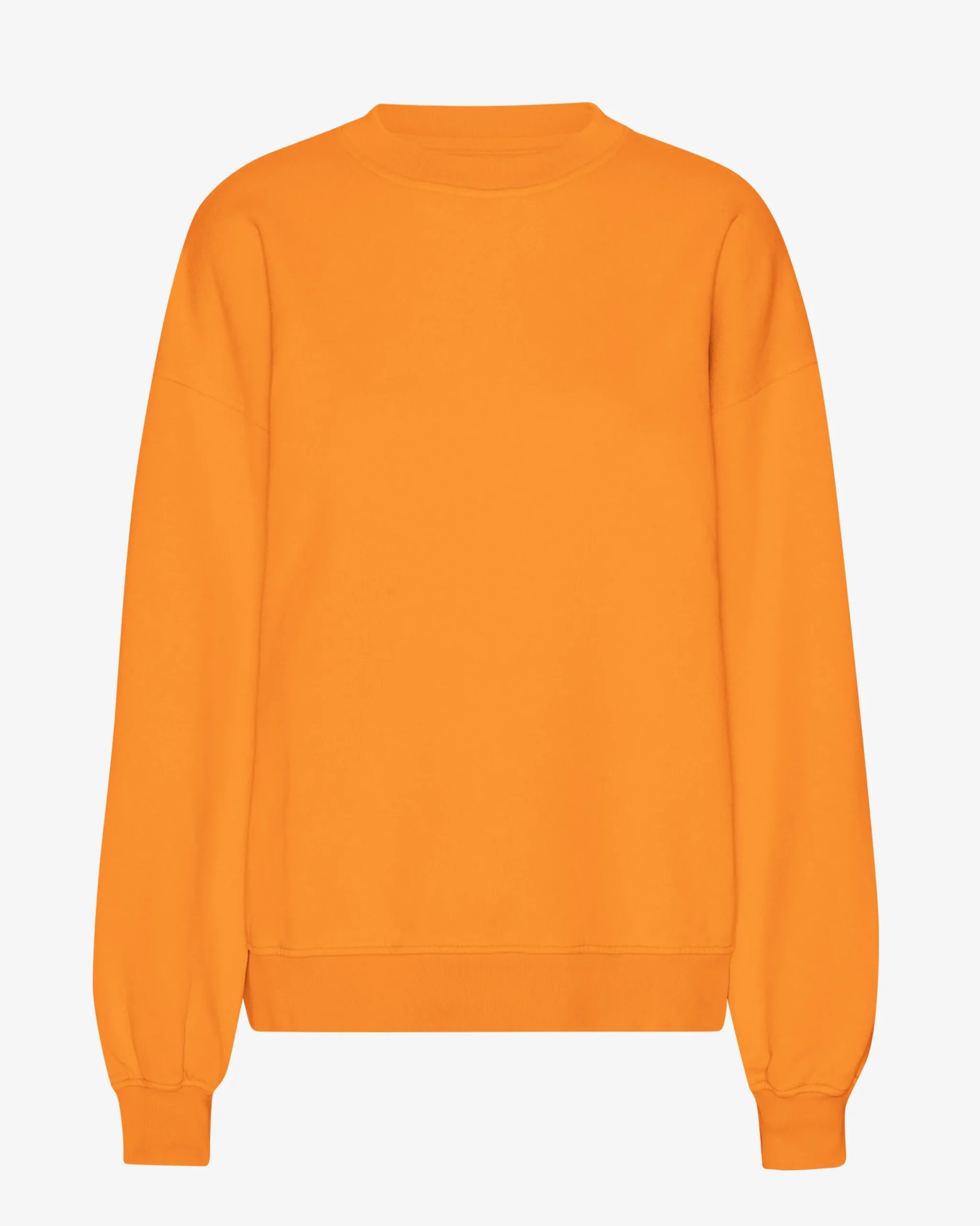 Organic Oversized Crew - Sunny Orange