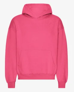 Organic Oversized Hood - Bubblegum Pink