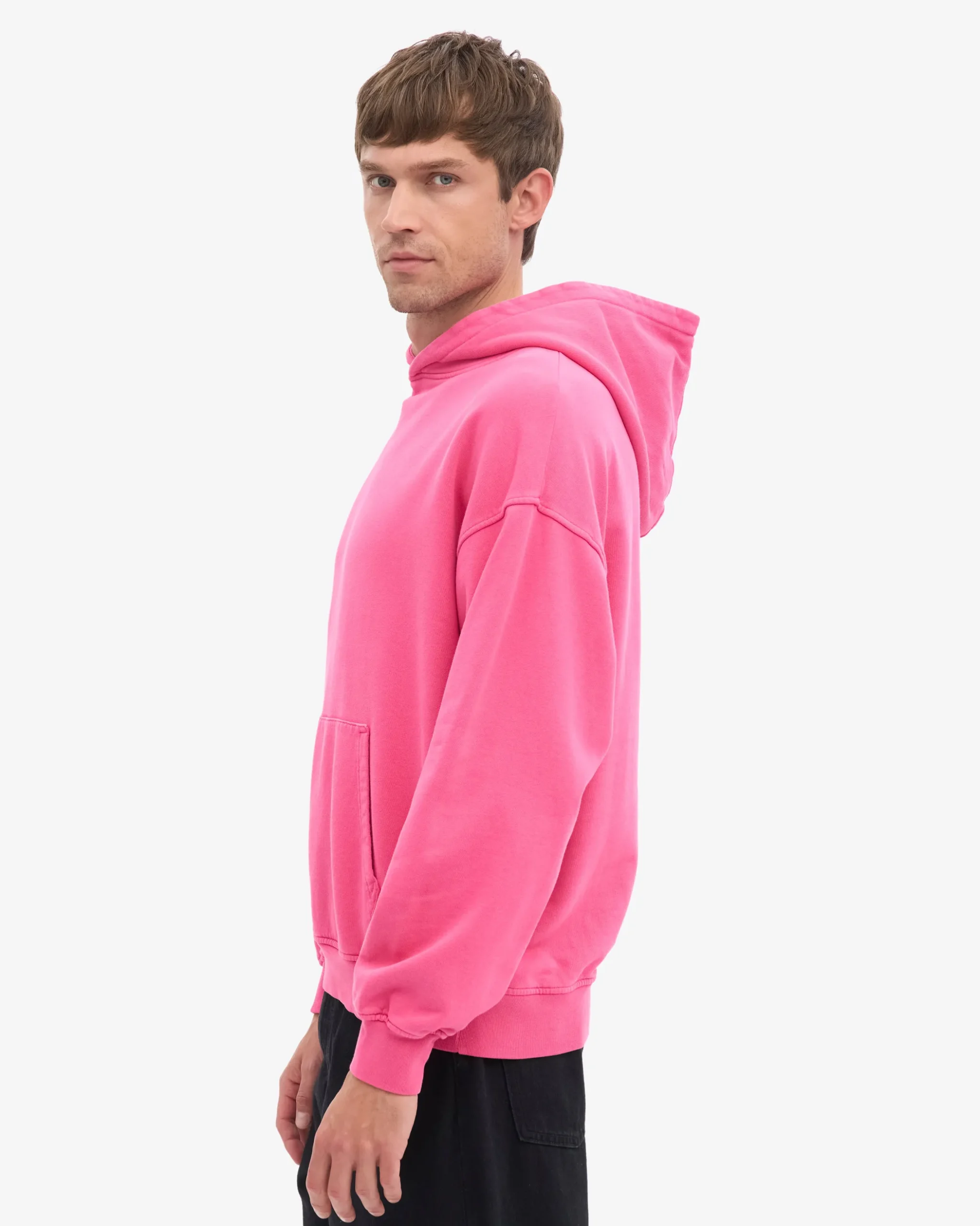 Organic Oversized Hood - Bubblegum Pink