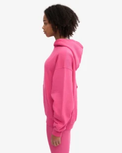 Organic Oversized Hood - Bubblegum Pink