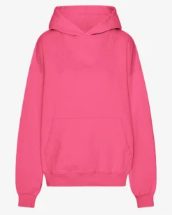 Organic Oversized Hood - Bubblegum Pink