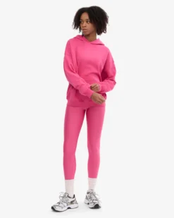 Organic Oversized Hood - Bubblegum Pink