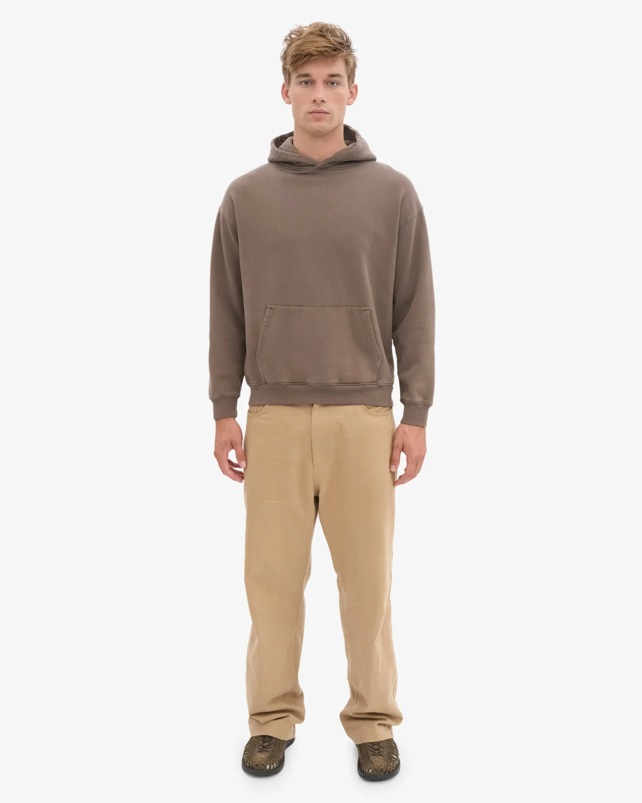 Organic Oversized Hood - Cedar Brown