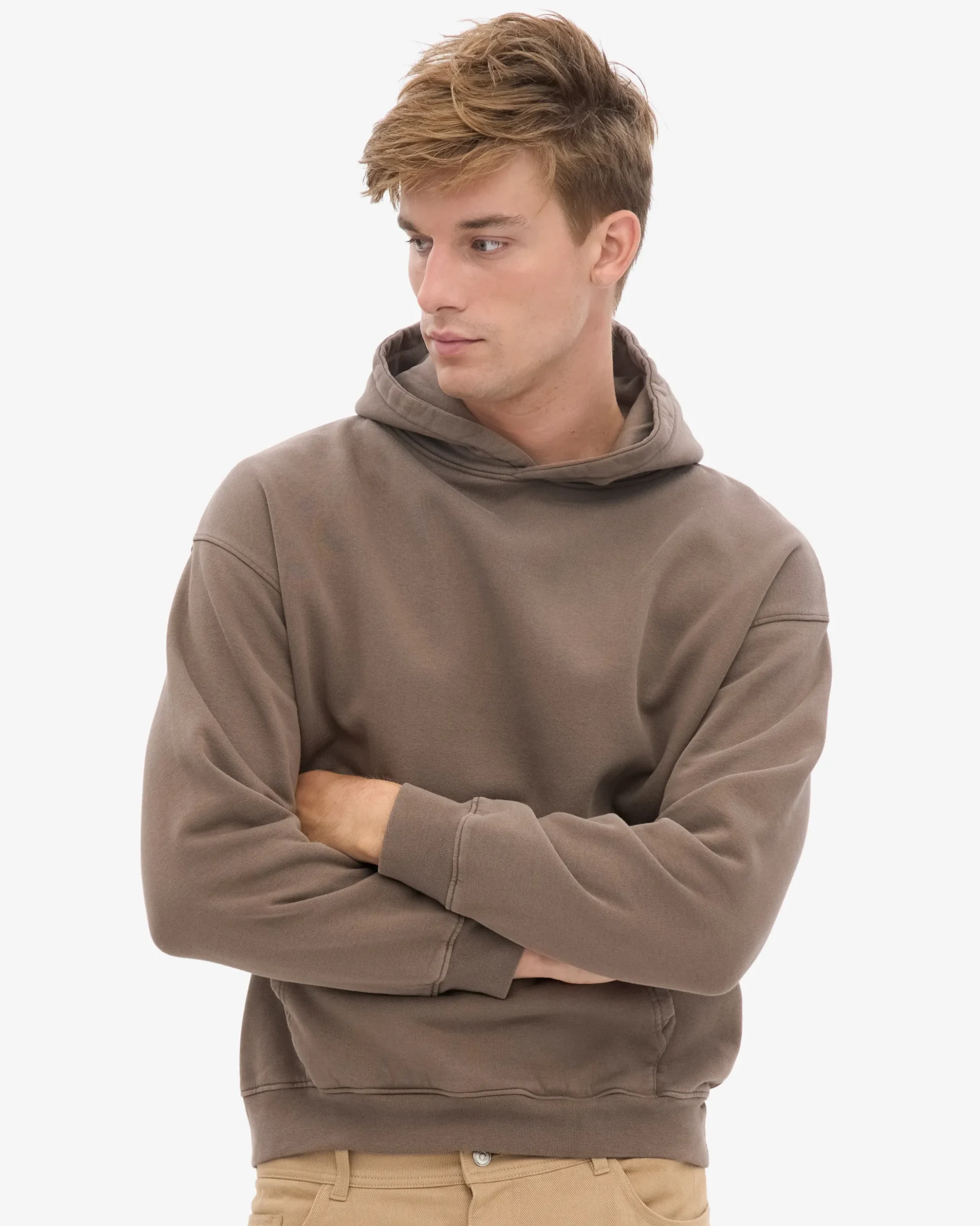 Organic Oversized Hood - Cedar Brown