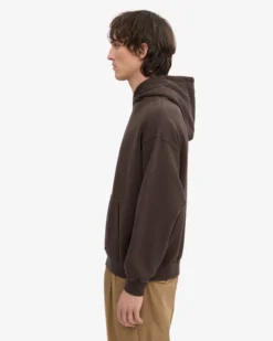 Organic Oversized Hood - Coffee Brown