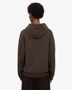 Organic Oversized Hood - Coffee Brown