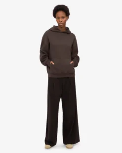 Organic Oversized Hood - Coffee Brown