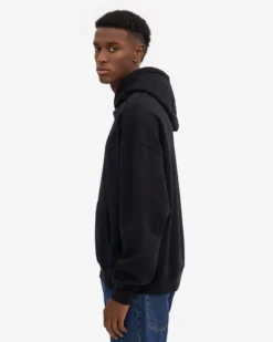 Organic Oversized Hood - Deep Black