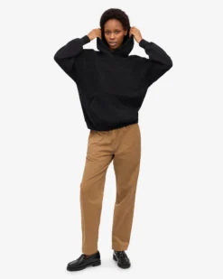 Organic Oversized Hood - Deep Black