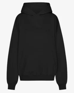 Organic Oversized Hood - Deep Black