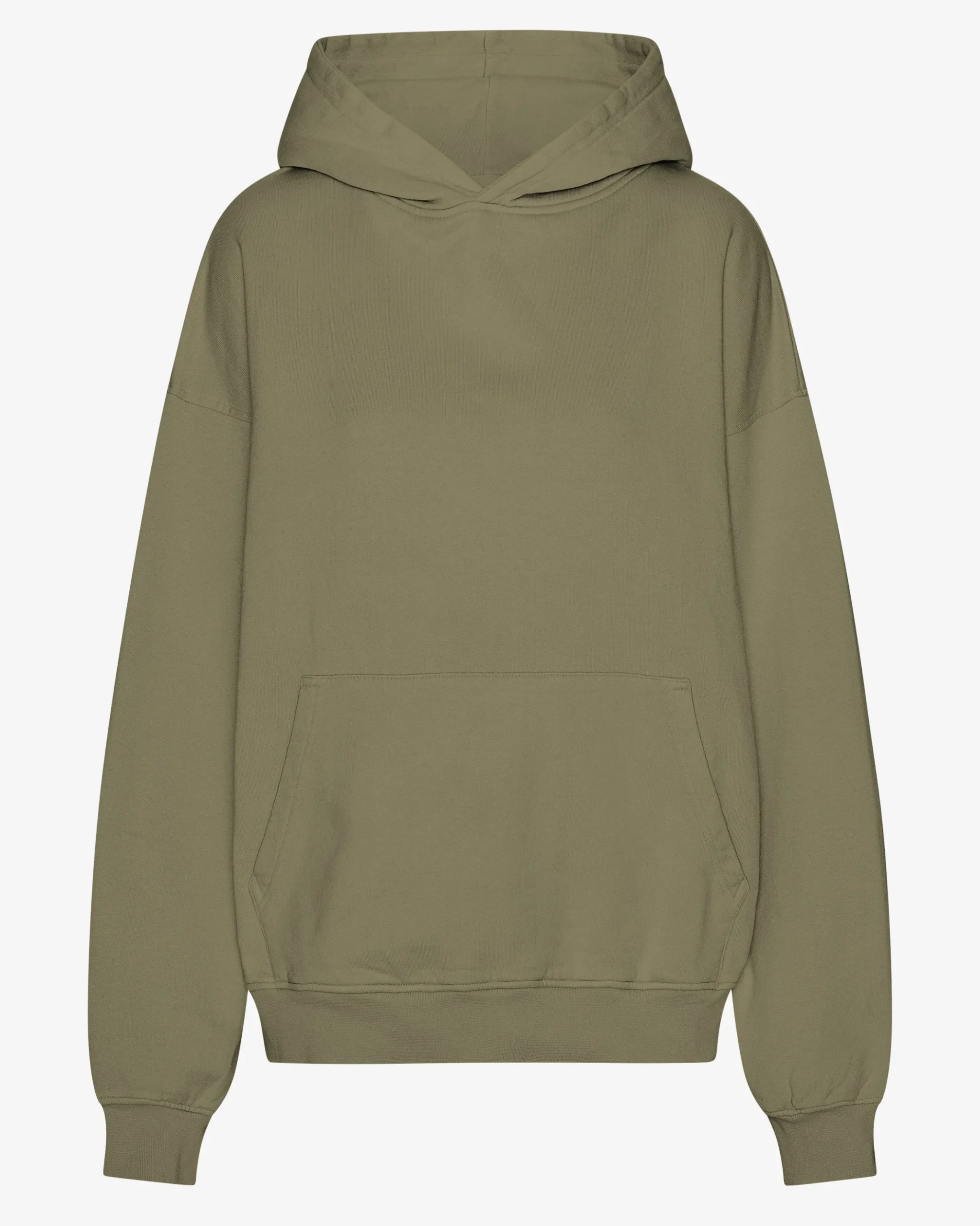 Organic Oversized Hood - Dusty Olive