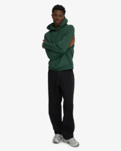 Organic Oversized Hood - Emerald Green