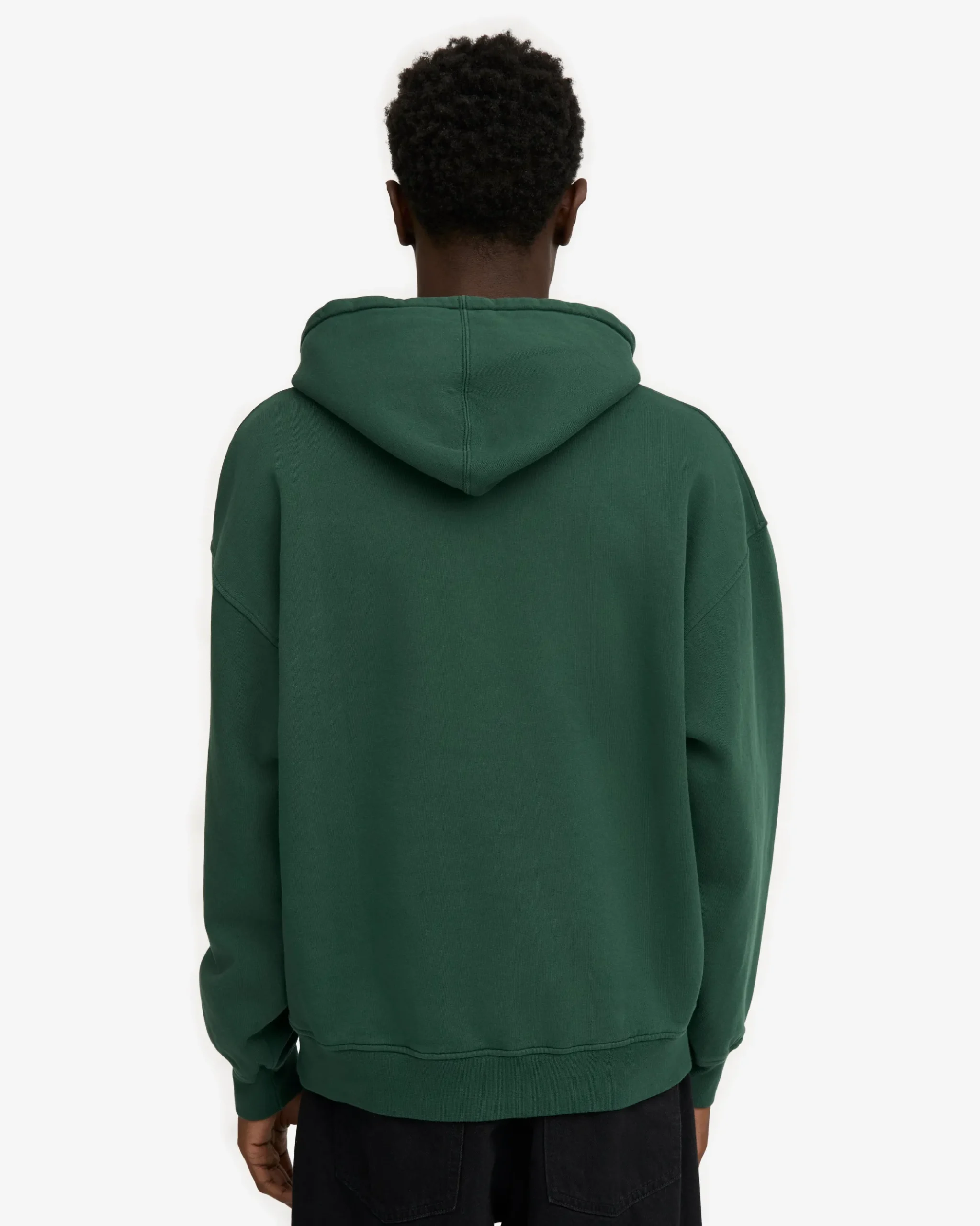 Organic Oversized Hood - Emerald Green