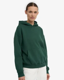 Organic Oversized Hood - Emerald Green