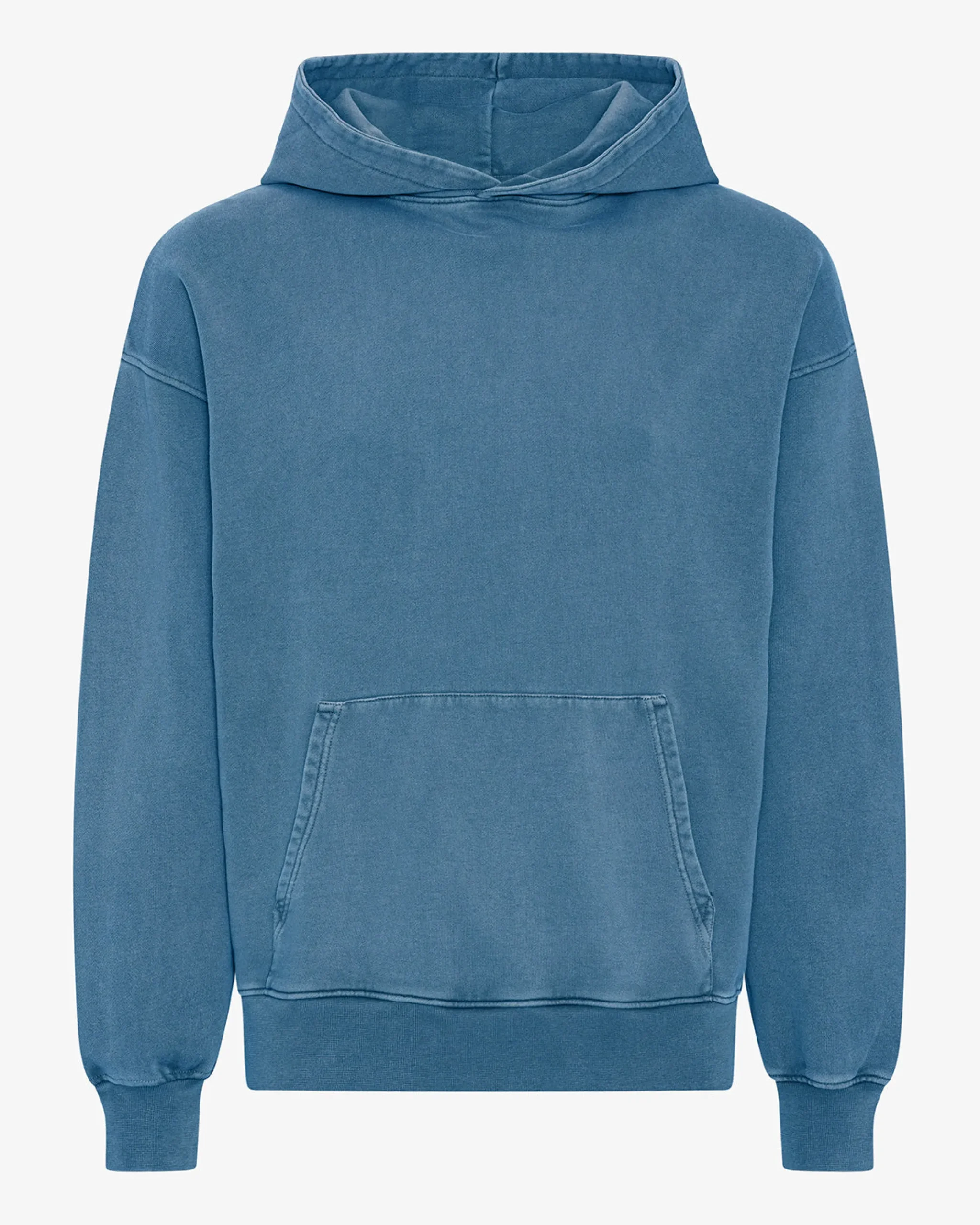 Organic Oversized Hood - Faded Indigo