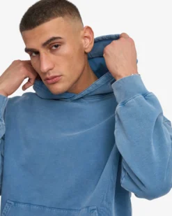 Organic Oversized Hood - Faded Indigo
