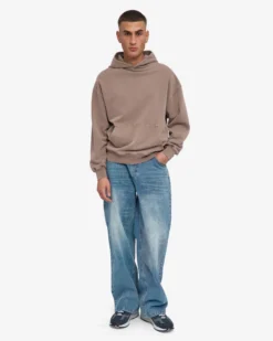 Organic Oversized Hood - Faded Khaki
