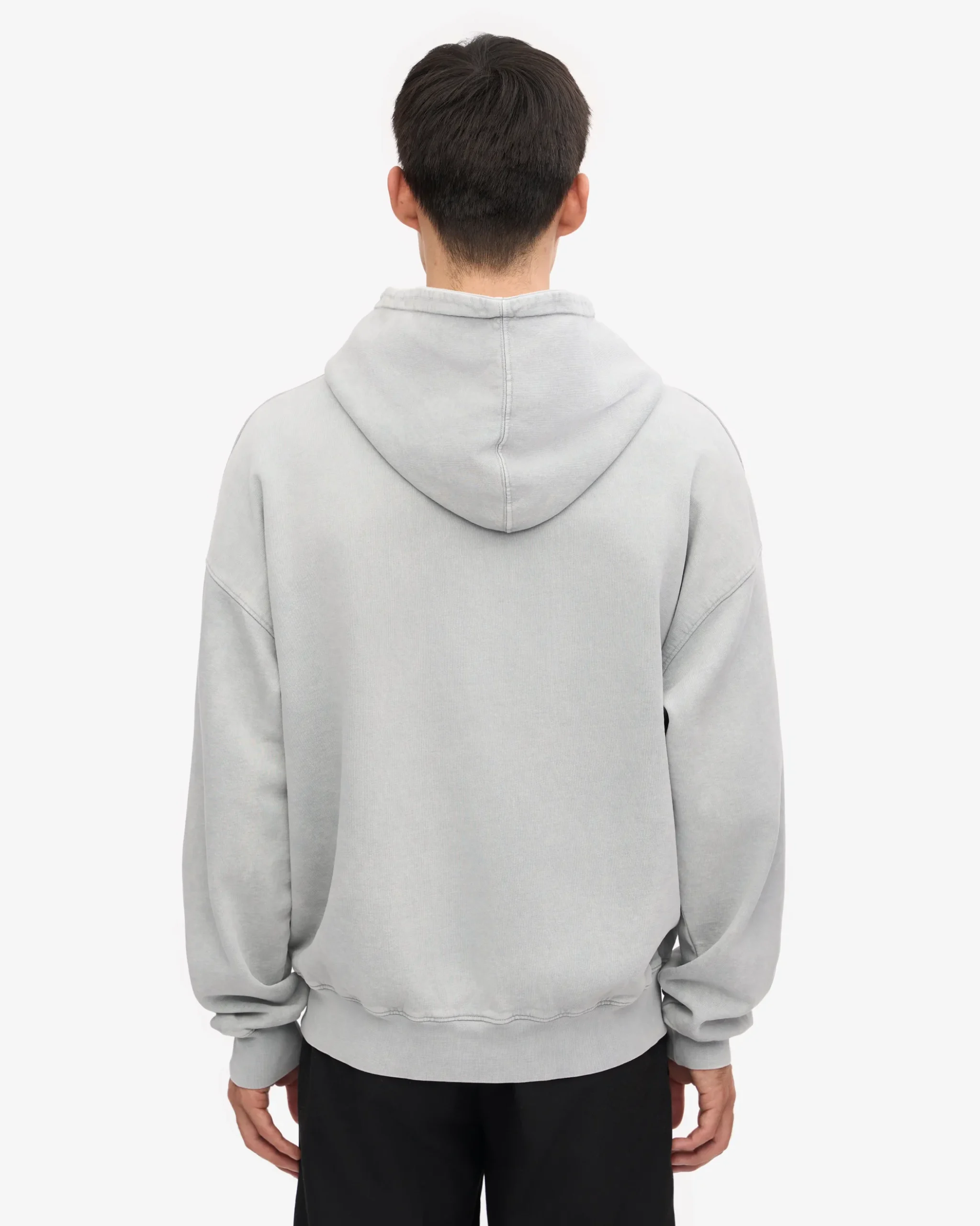 Organic Oversized Hood - Faded Grey