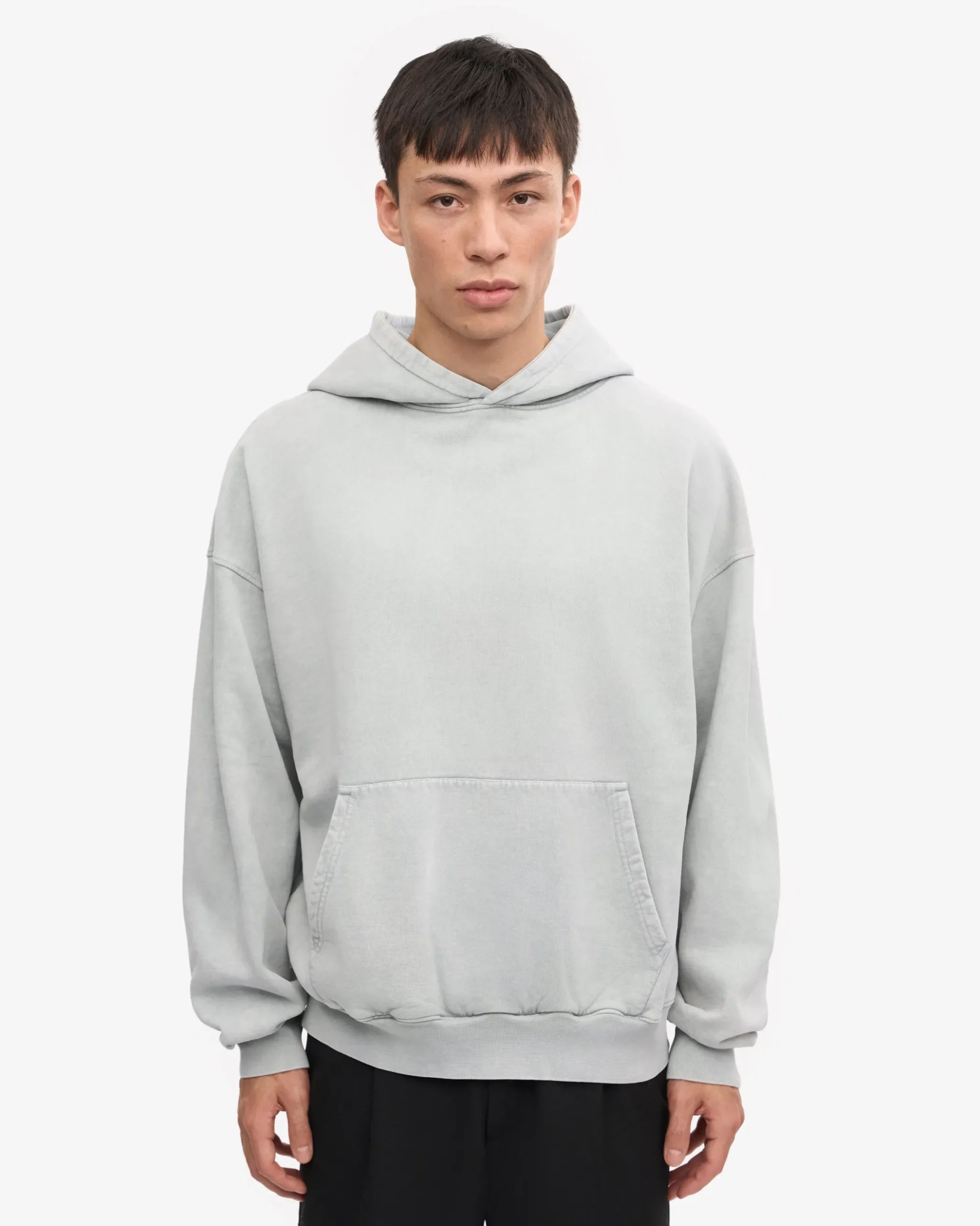 Organic Oversized Hood - Faded Grey
