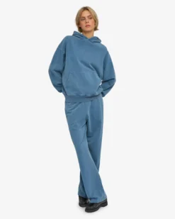 Organic Oversized Hood - Faded Indigo