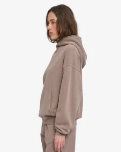 Organic Oversized Hood - Faded Khaki
