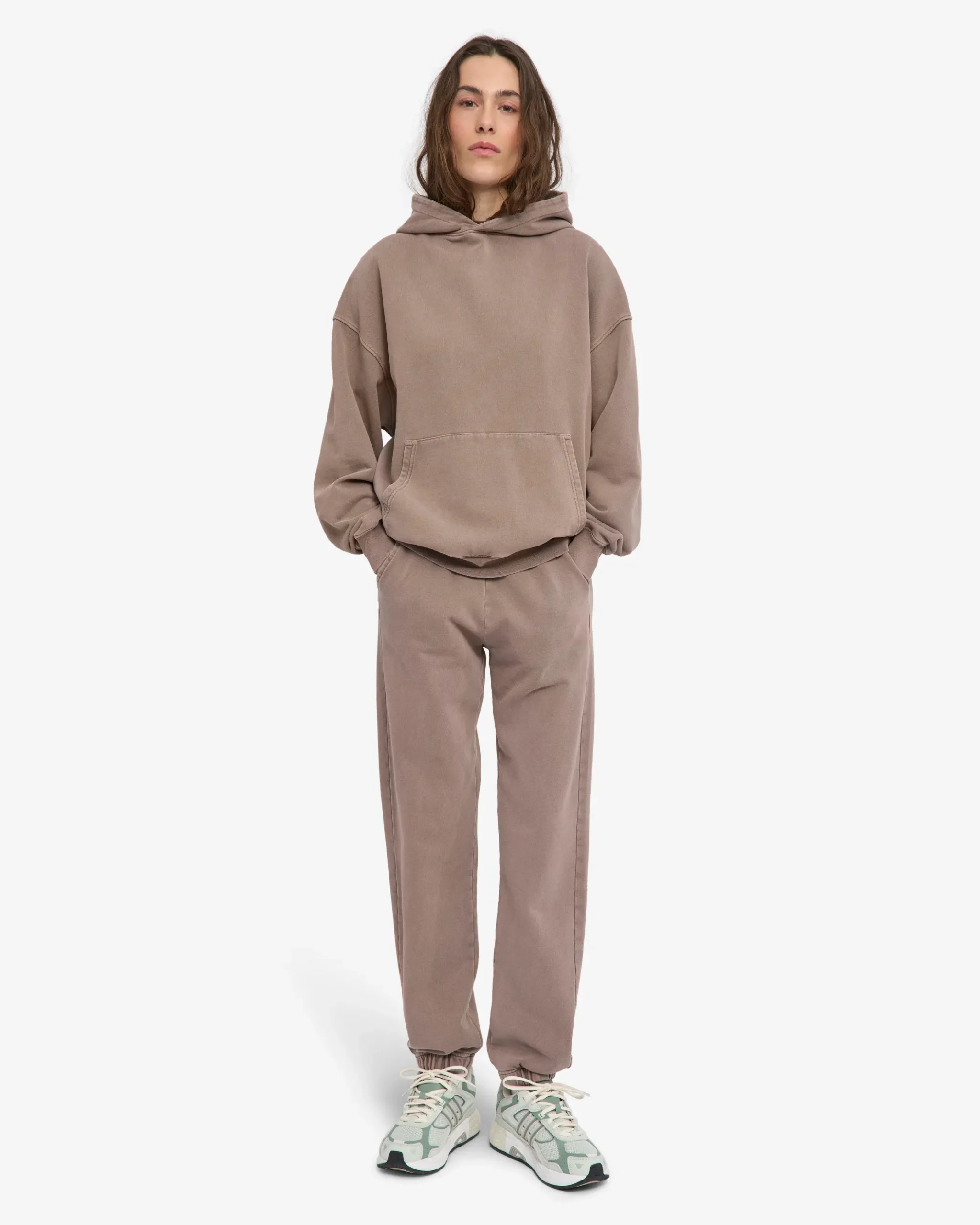 Organic Oversized Hood - Faded Khaki