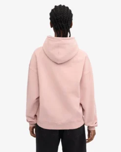 Organic Oversized Hood - Faded Pink