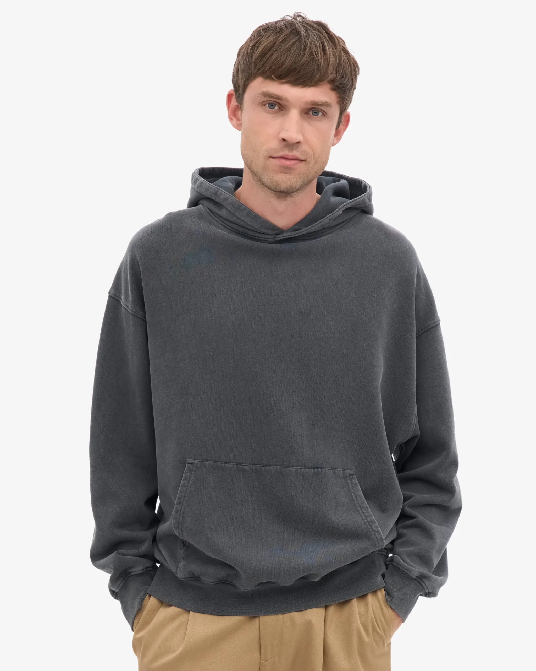 Organic Oversized Hood - Faded Black
