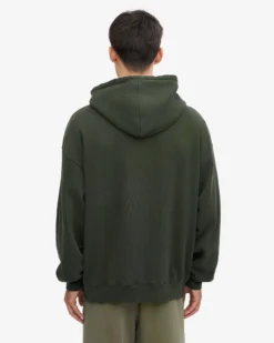 Organic Oversized Hood - Hunter Green