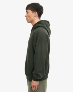 Organic Oversized Hood - Hunter Green