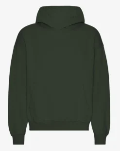 Organic Oversized Hood - Hunter Green