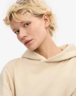 Organic Oversized Hood - Ivory White