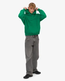 Organic Oversized Hood - Kelly Green